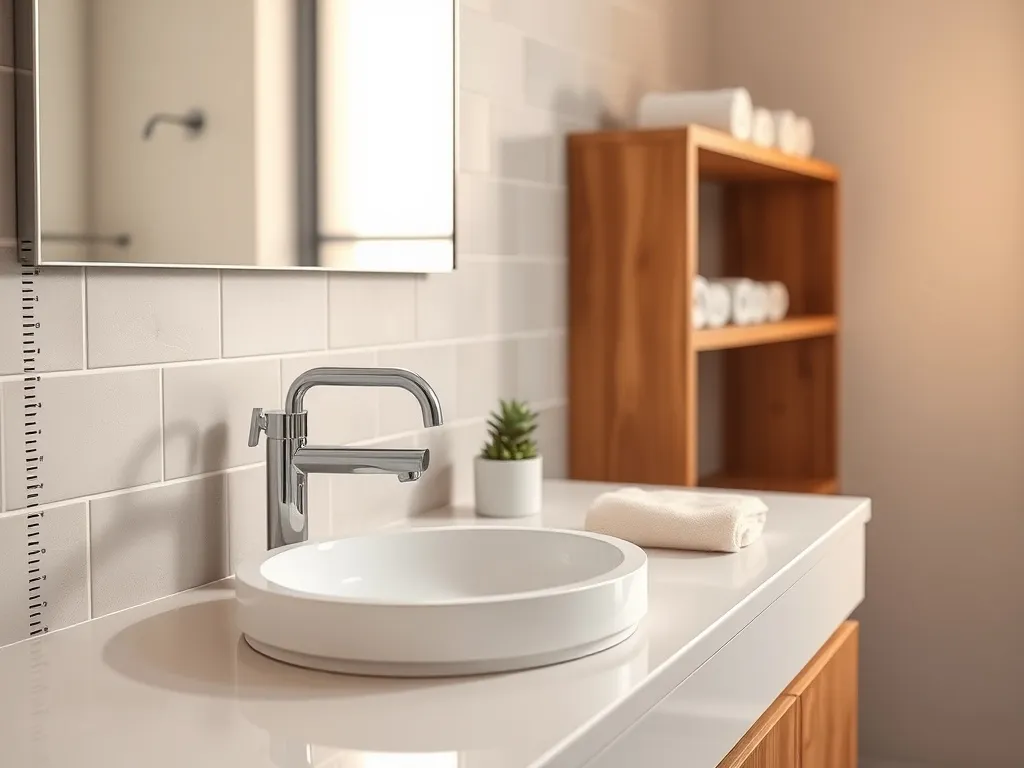 Na jakiej wysokości blat w łazience?