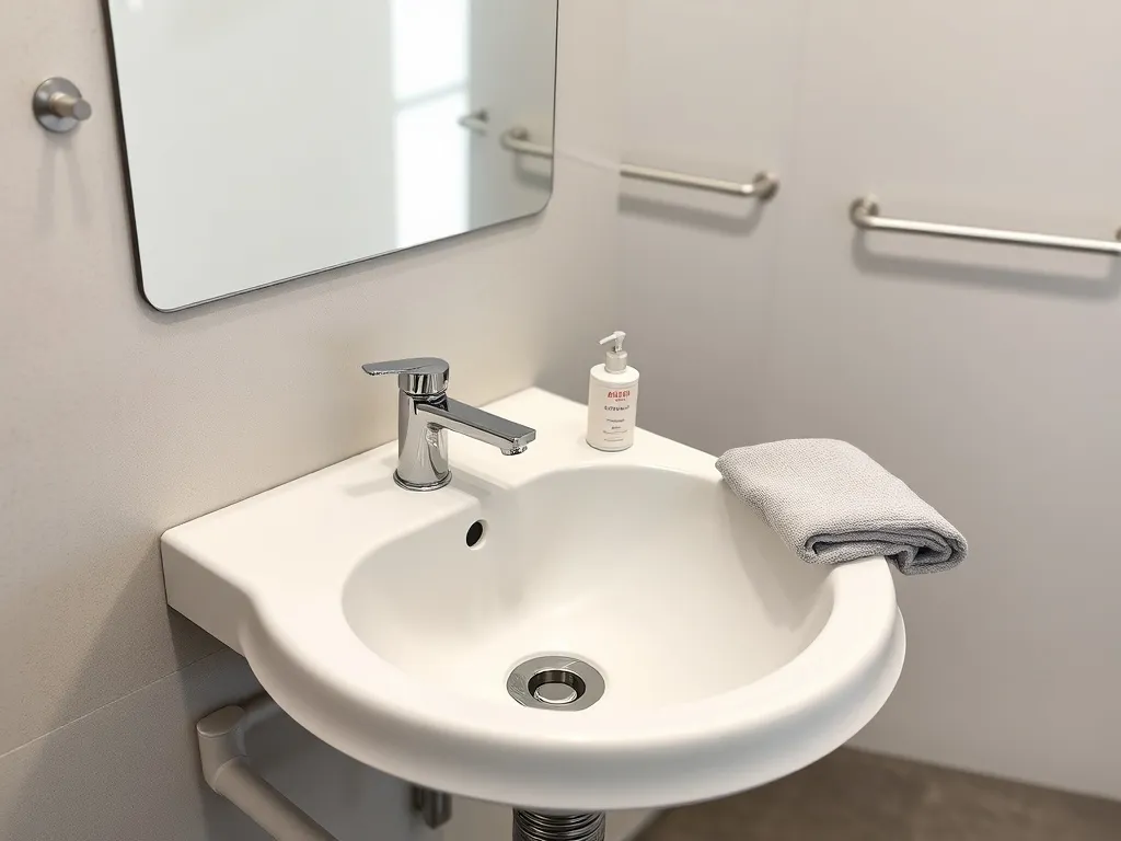 Na jakiej wysokości umywalka dla niepełnosprawnych?