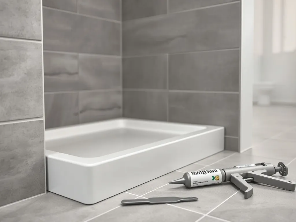 Czym przykleić brodzik do płytek?