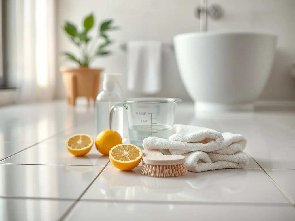 Czym myć płytki w łazience? Bezpieczne i skuteczne sposoby