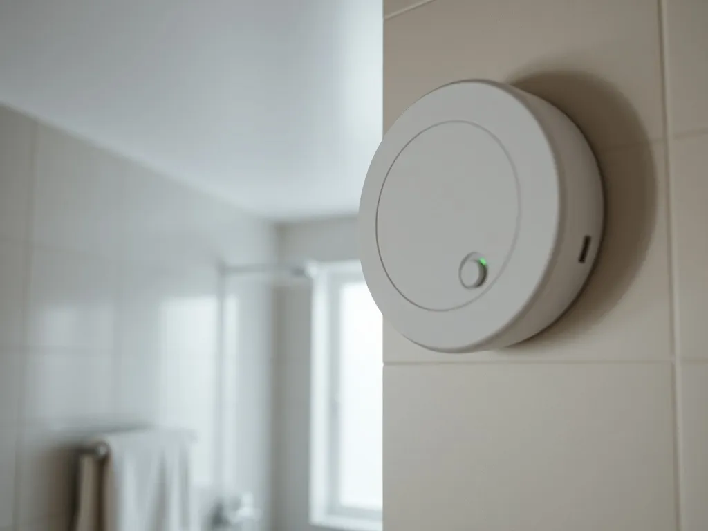 Gdzie zamontować czujnik czadu w małej łazience?