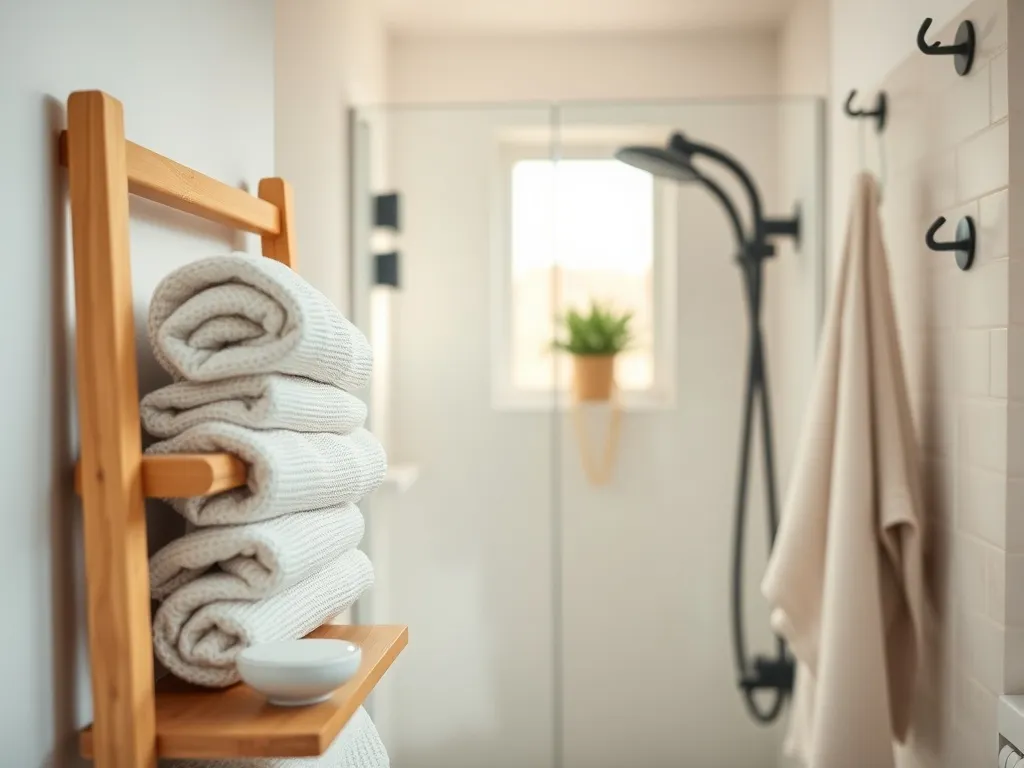 Jak powiesić ręczniki w małej łazience?